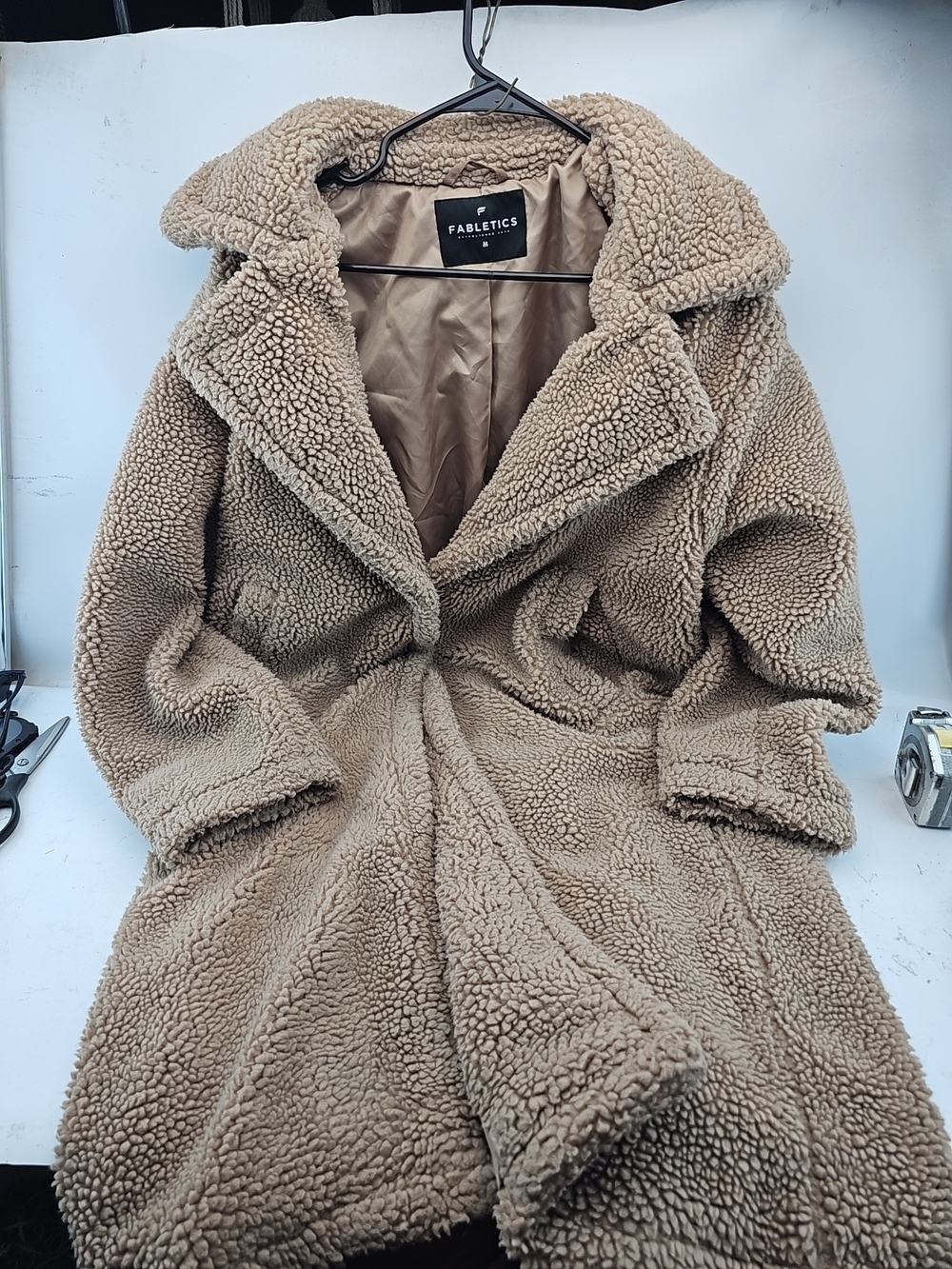 Fabletics Teddy Bear Fleece Coat